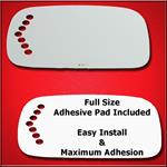 Mirror Glass Replacement + Silicone Adhesive for-4