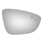 Mirror Glass + Adhesive for Jetta, Passat Passen-2