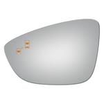 Mirror Glass + Adhesive for Jetta, Passat Driver S