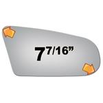 Mirror Glass for Saturn SC, SW, SL Passenger Sid-2