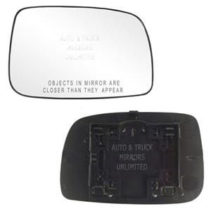 Fits on lhs of vehicle Summit Replacement Heated Mirror Glass With Backing Plate 