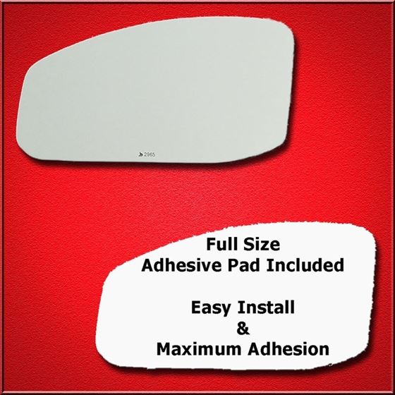 Mirror Glass Replacement + Silicone Adhesive for-4