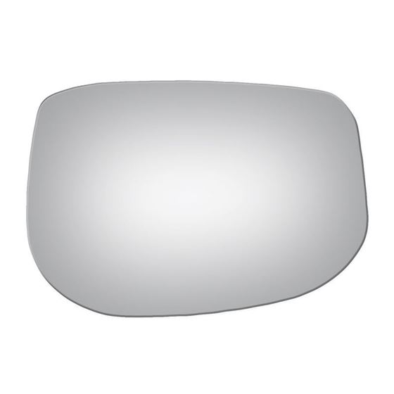 Mirror Glass Replacement + Silicone Adhesive for-4