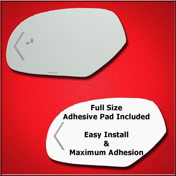 Mirror Glass Replacement + Silicone Adhesive for-4