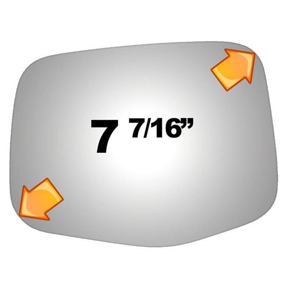 Adhesive For 11-13 Honda Odyssey Driver Side Replacement Mirror Glass