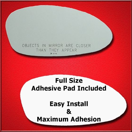 Mirror Glass Replacement + Silicone Adhesive for-2