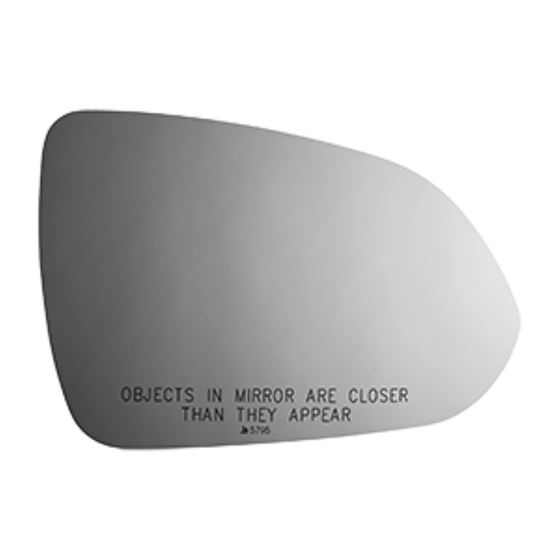 Mirror Glass for Accent, Rio Passenger Side Repl-2