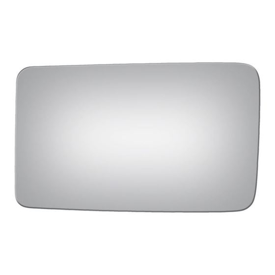 Mirror Glass Replacement + Silicone Adhesive for-4