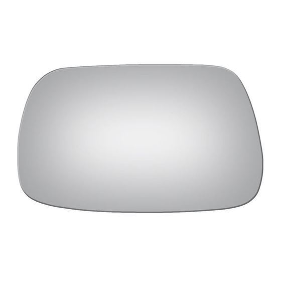 Mirror Glass Replacement + Silicone Adhesive for-4