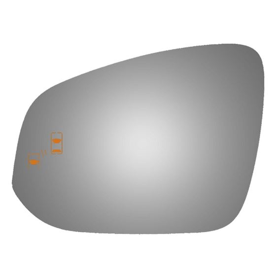 Mirror Glass for 14-19 Toyota Highlander Driver-2