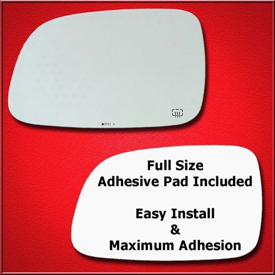 Mirror Glass Replacement + Silicone Adhesive for-2