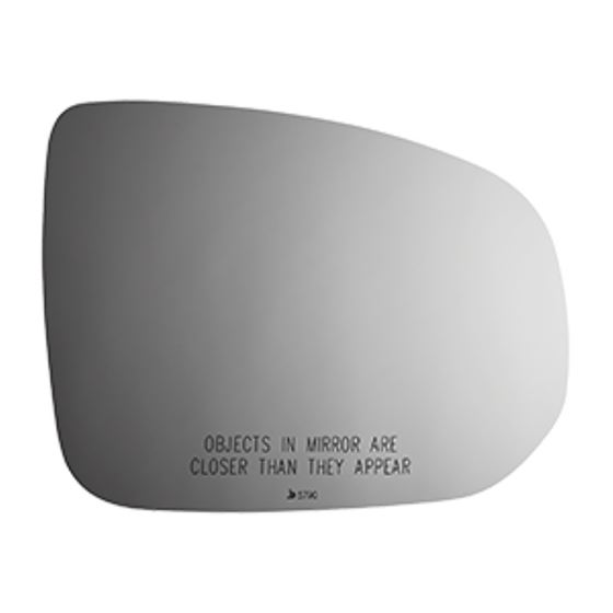 Mirror Glass + Adhesive for V90, XC60 Passenger-2