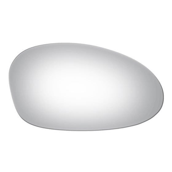 Mirror Glass for BMW 3 Series Passenger Side Rep-2