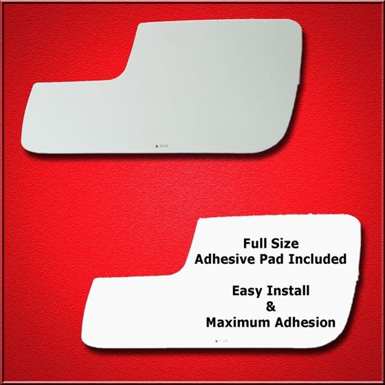 Mirror Glass Replacement + Silicone Adhesive for-4