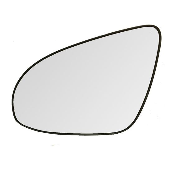 Right Pass Side Heated Mirror Glass w/ Rear Backing Plate for 12-17 Toy Camry 