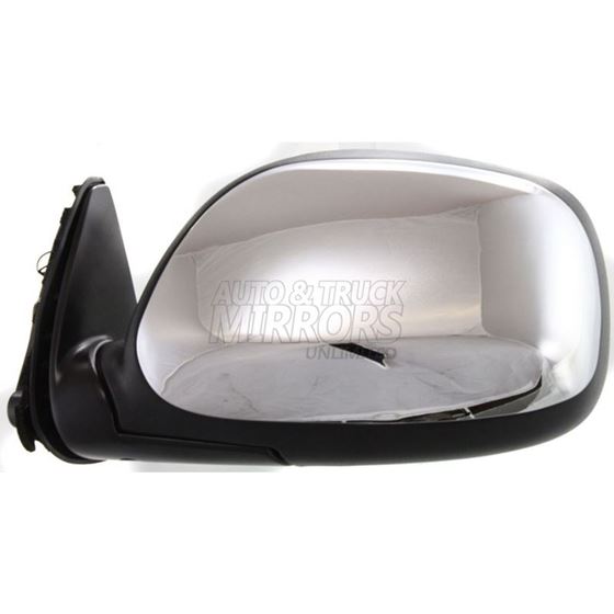 Fits 00-04 Toyota Tundra Driver Side Mirror Replacement - Chrome - SR5