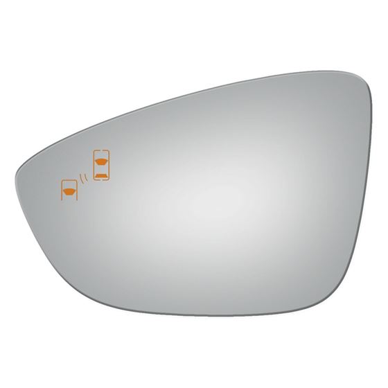 Mirror Glass + Adhesive for Jetta, Passat Driver S