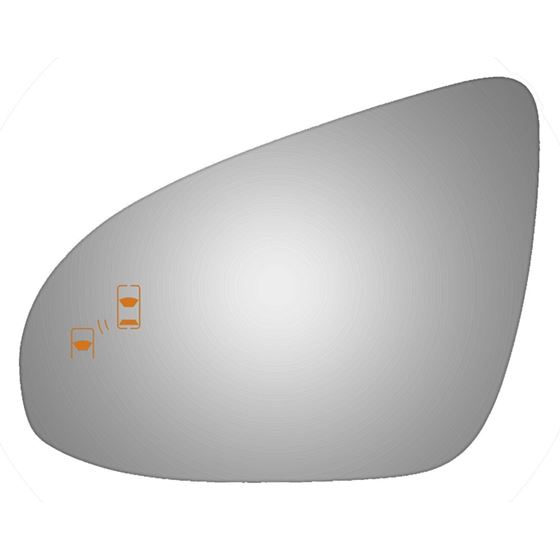 Mirror Glass for Camry, Avalon Driver Side Repla-2