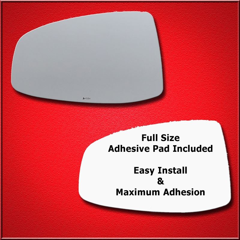 Mirror Glass Replacement + Full Adhesive for 15-19