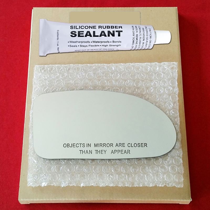 Mirror Glass Replacement + Silicone Adhesive for F