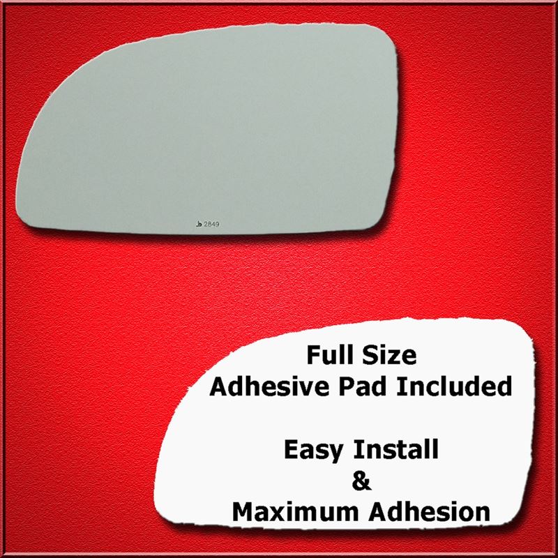 Mirror Glass Replacement + Full Adhesive for 98-00