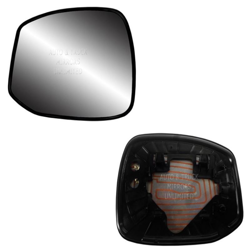 Fits 14-15 Honda Civic Driver Side Mirror Glass with Back Plate - Heated 2015 Honda Civic Driver Side Mirror Replacement