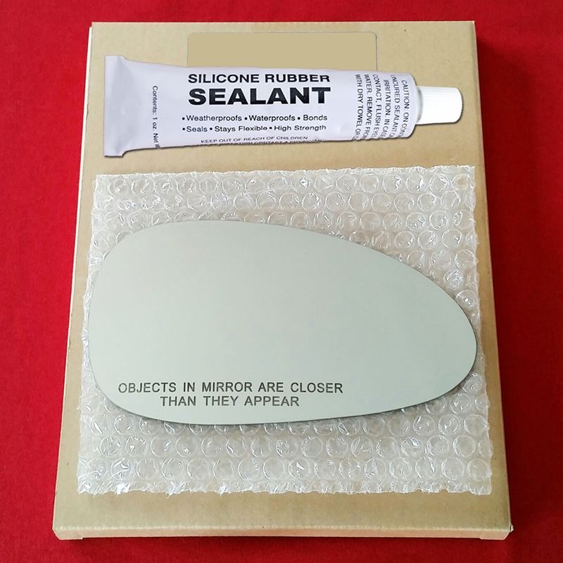 Mirror Glass Replacement + Silicone Adhesive for D