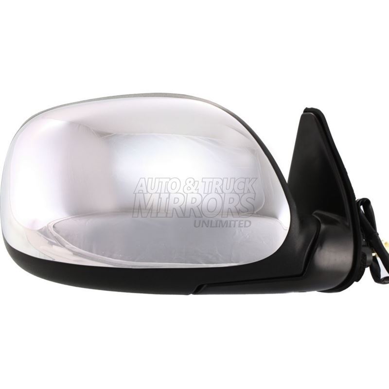 Fits 00-04 Toyota Tundra Passenger Side Mirror Replacement - Chrome