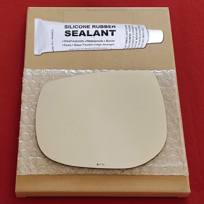 Mirror Glass Replacement + Silicone Adhesive for F