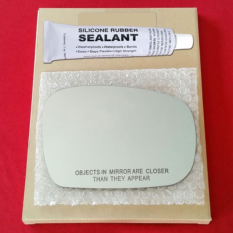 Mirror Glass Replacement + Silicone Adhesive for F