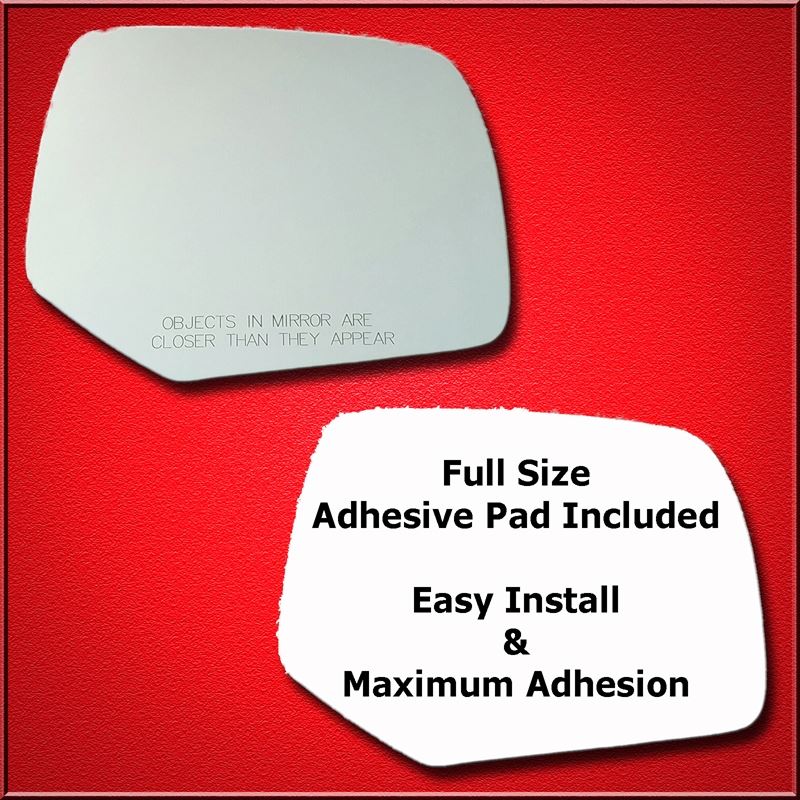 Mirror Glass Replacement + Full Adhesive for 08-12