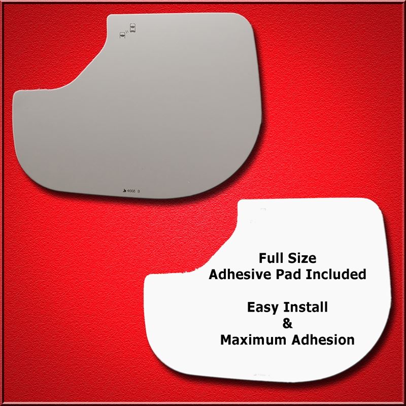 Mirror Glass Replacement + Full Adhesive for Titan