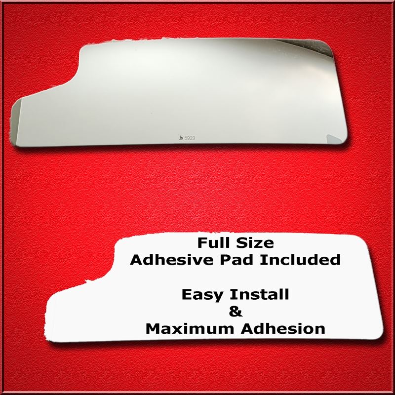 Mirror Glass Replacement + Full Adhesive for 2500H