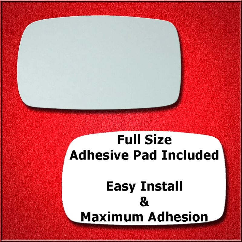 Mirror Glass Replacement + Full Adhesive for 95-00