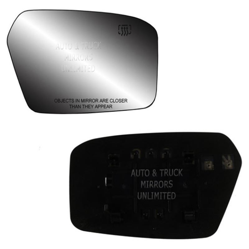 Fits 07-10 Lincoln MKZ Passenger Side Mirror Glass