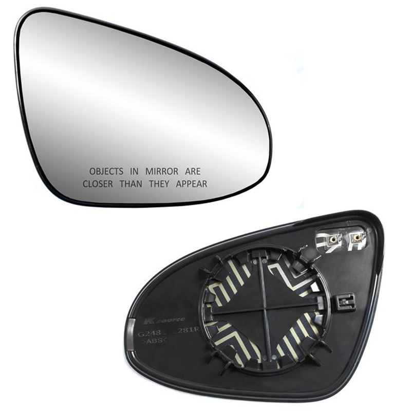 APA Replacement Mirror Glass Non-Heated W/Backing Plate for 2014-2019 Corolla Passenger Right Right 8793102F80 TO1325116 