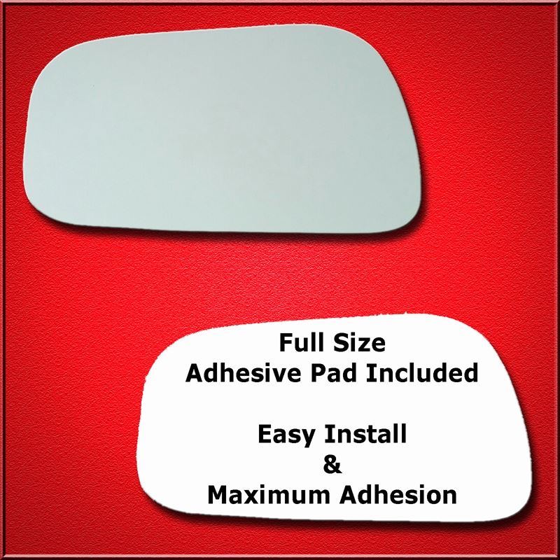 Mirror Glass Replacement + Full Adhesive for 92-01