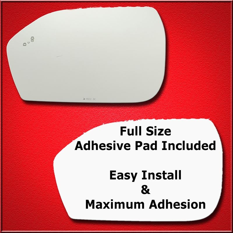 Mirror Glass Replacement + Full Adhesive for 20-22