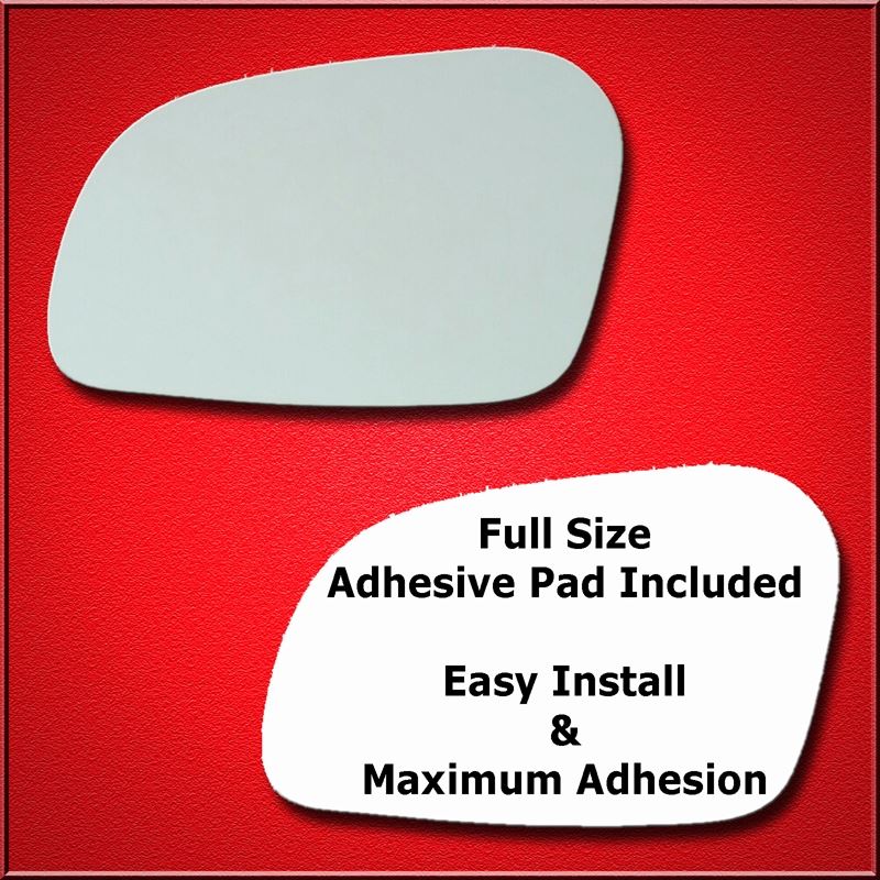 Mirror Glass Replacement + Full Adhesive for 95-02