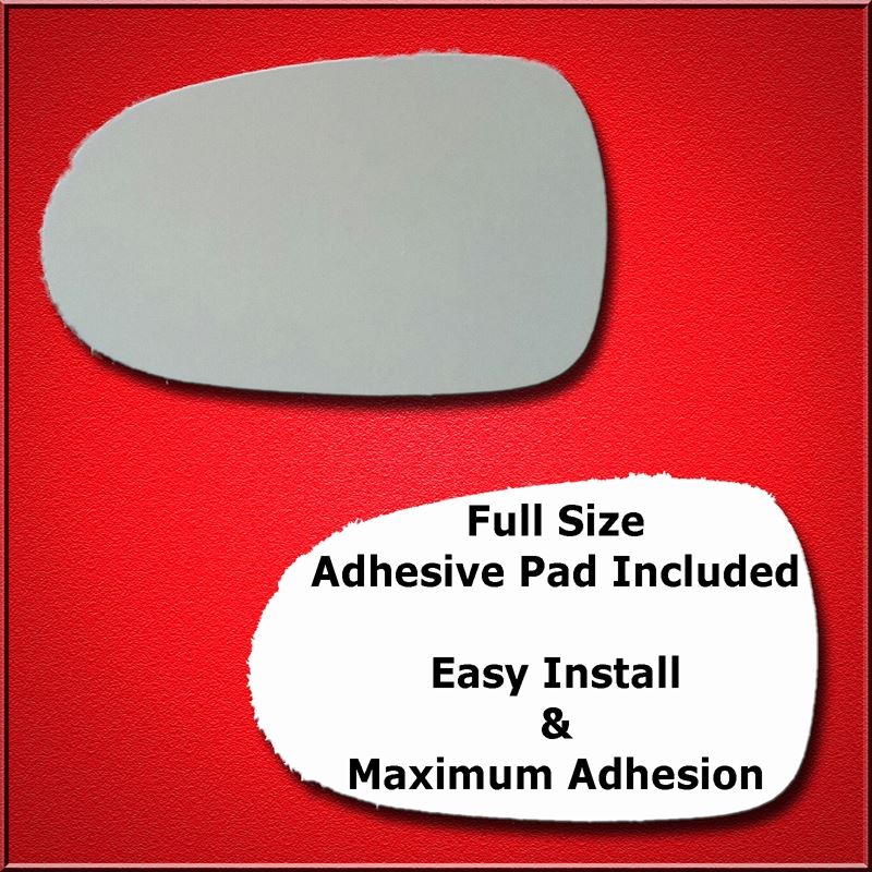 Mirror Glass Replacement + Full Adhesive for 00-06