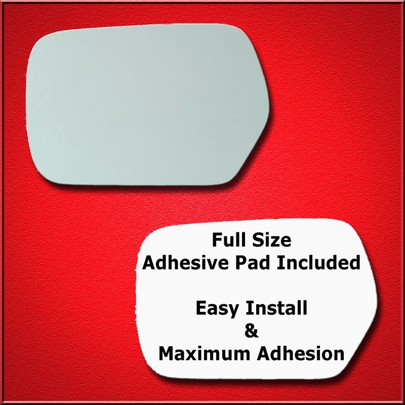 Mirror Glass Replacement + Full Adhesive for 02-07