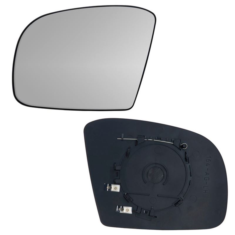 Fits R-Class Driver Side Mirror Glass with Back Pl