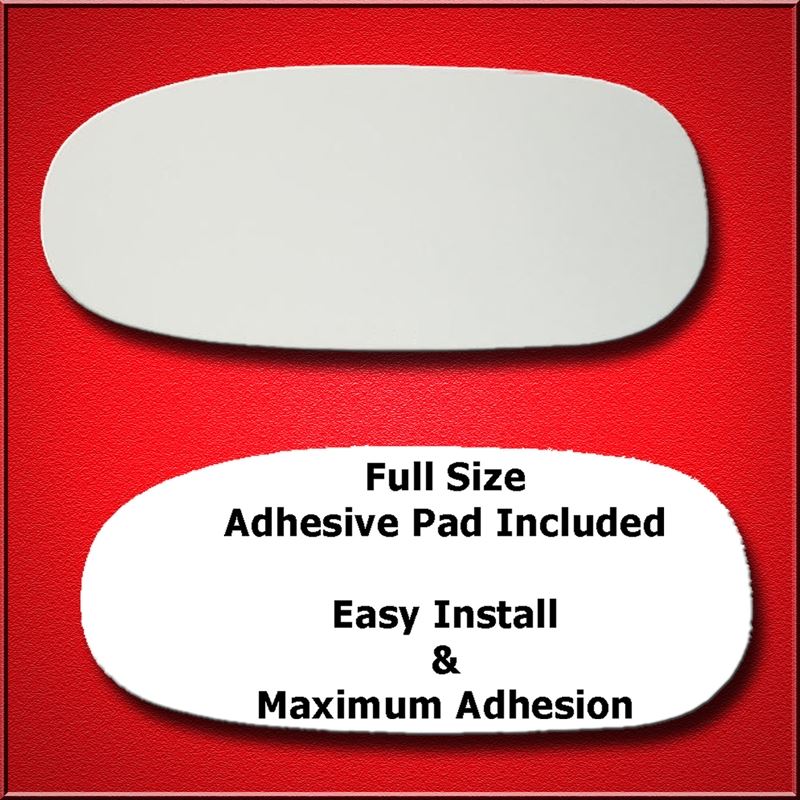 Mirror Glass Replacement + Full Adhesive for 97-04