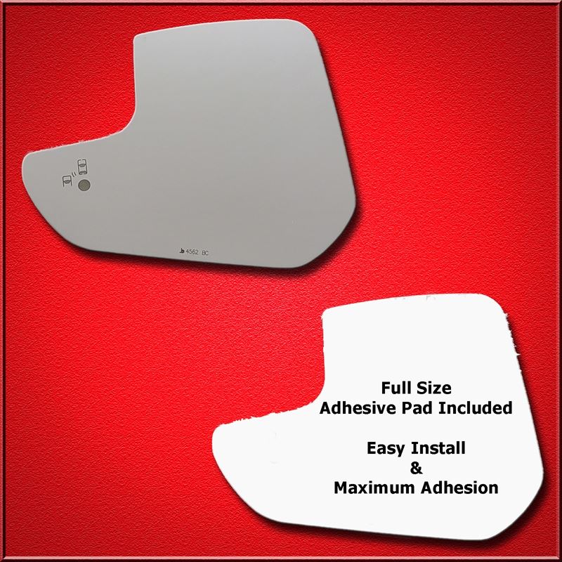 Mirror Glass + Full Adhesive for 16-19 Ford Transi