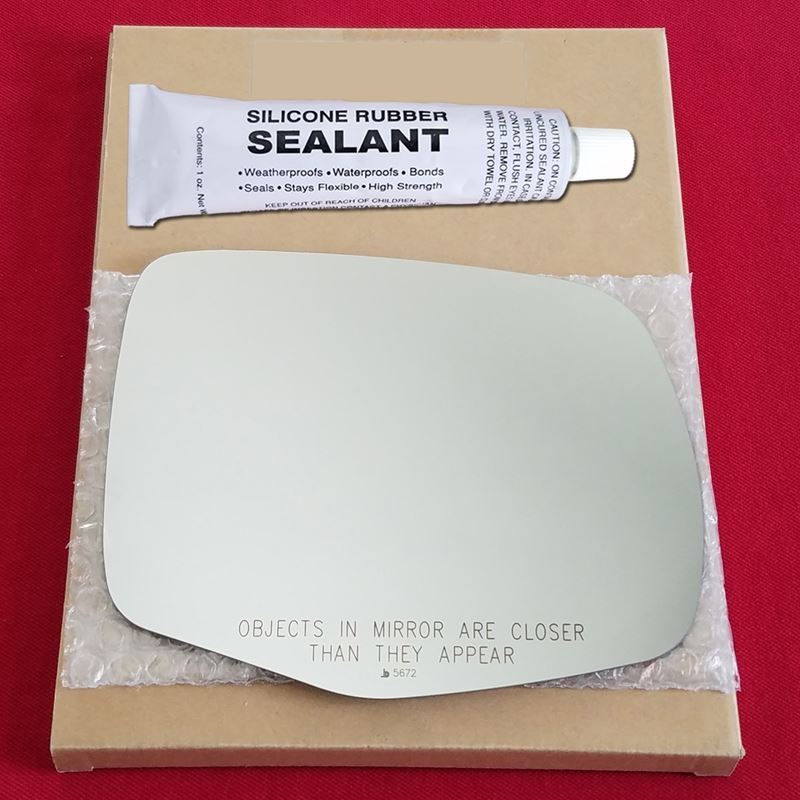 Mirror Glass Replacement + Silicone Adhesive for P