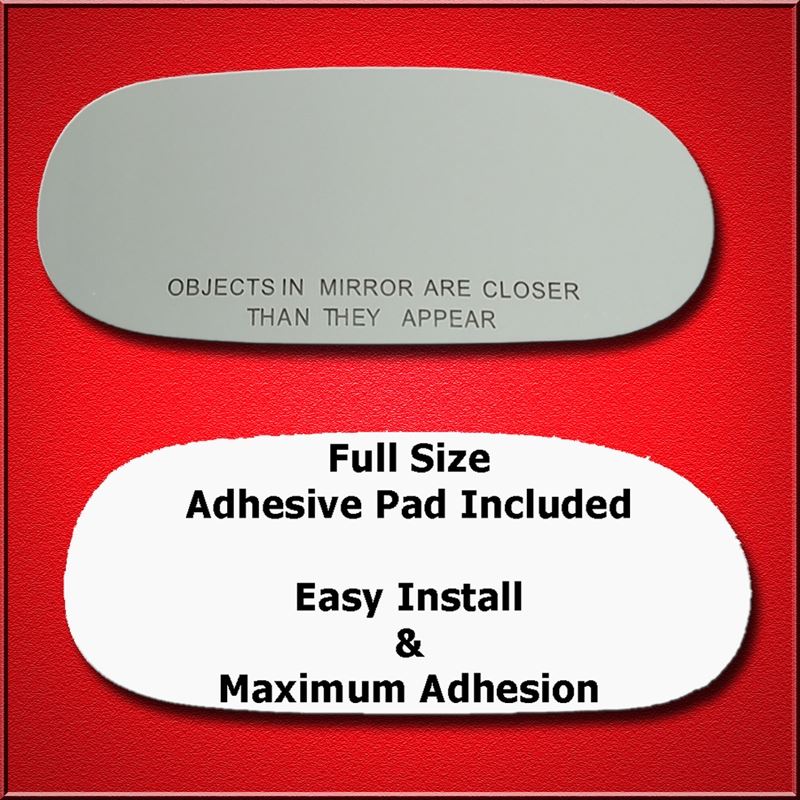 Mirror Glass Replacement + Full Adhesive for 97-04
