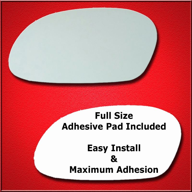 Mirror Glass Replacement + Full Adhesive for 96-07