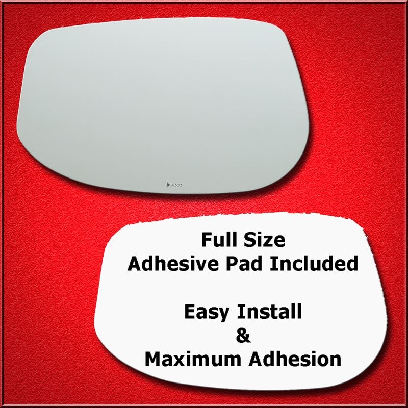 Mirror Glass + Full Adhesive for 10-14 Honda Insig