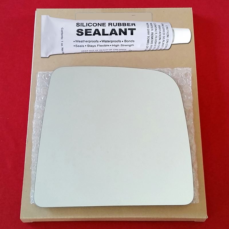 Mirror Glass Replacement + Silicone Adhesive for 0