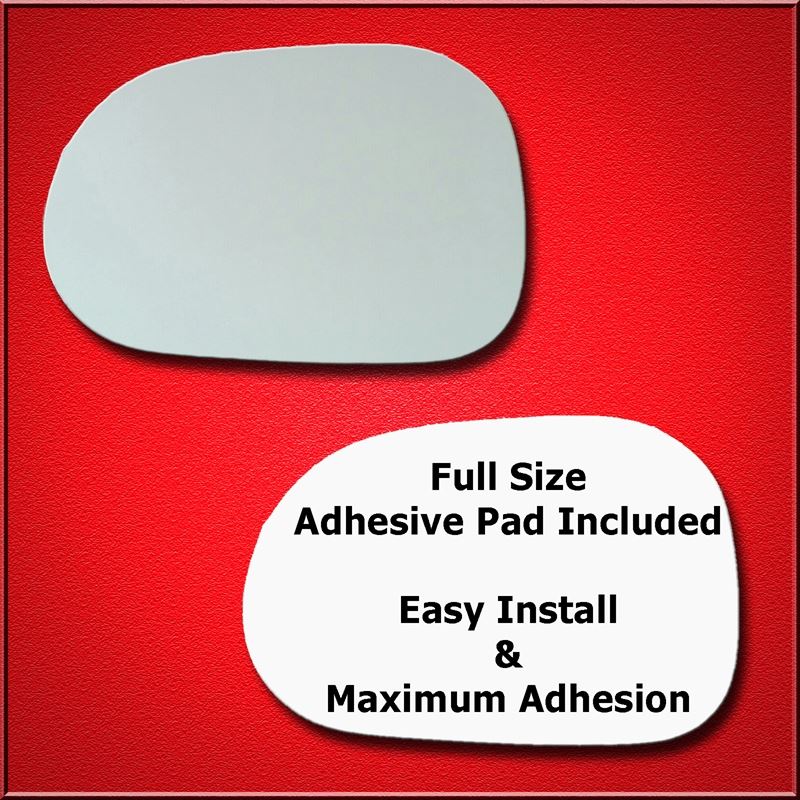 Mirror Glass Replacement + Full Adhesive for 98-01